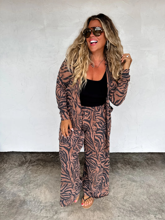 PREORDER - Zebra Reese Cardigan