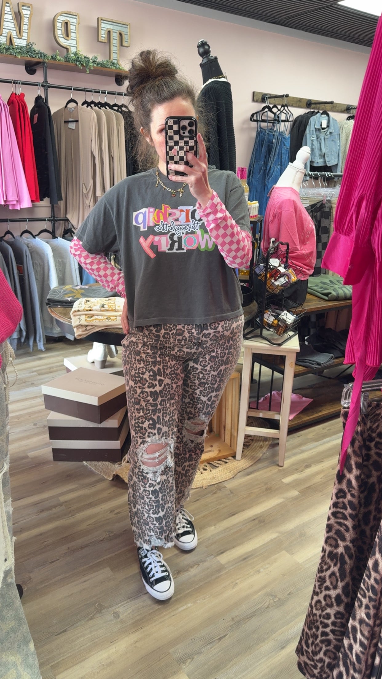 Hear Me Roar Cheetah Jeans