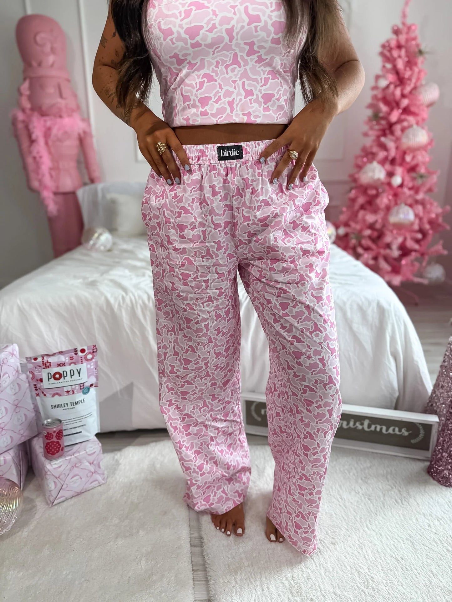 BIRDIE PREORDER - Day Off Boxer Pants in Sugar Bloom Duck Camo