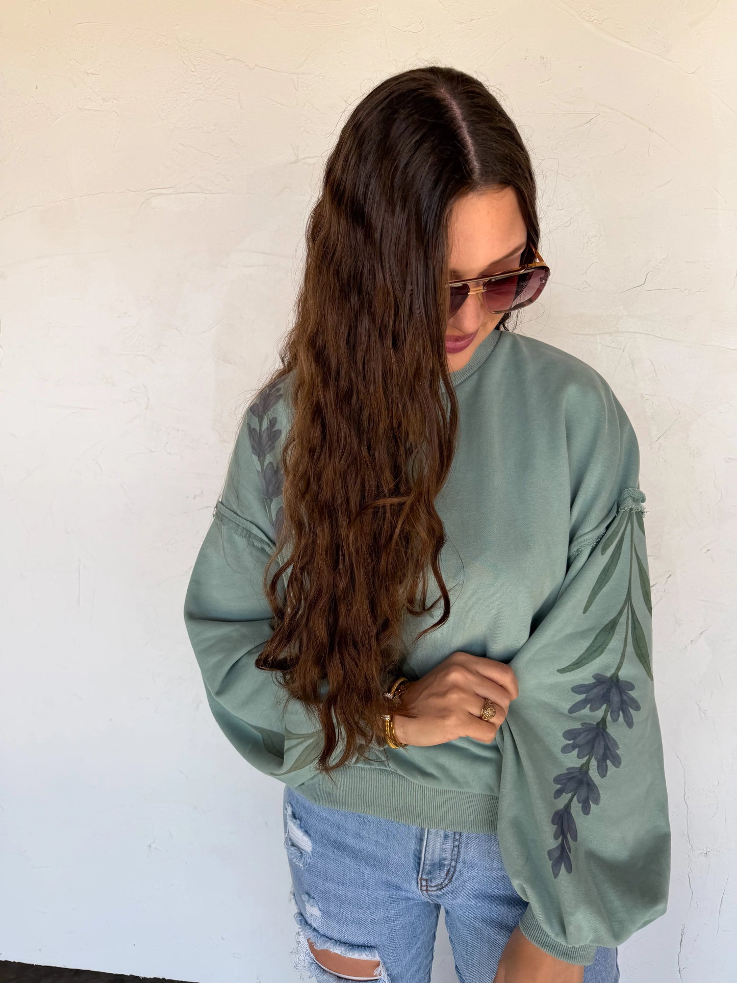 PREORDER - Spring Floral Pullover