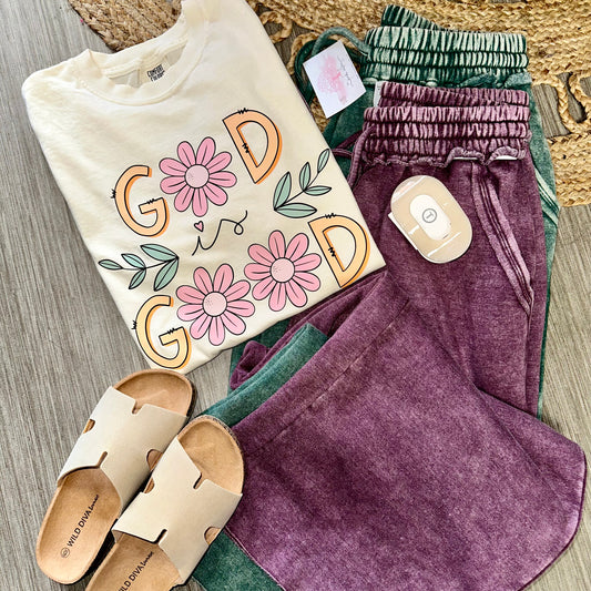 God is Good Comfort Colors Graphic Tee