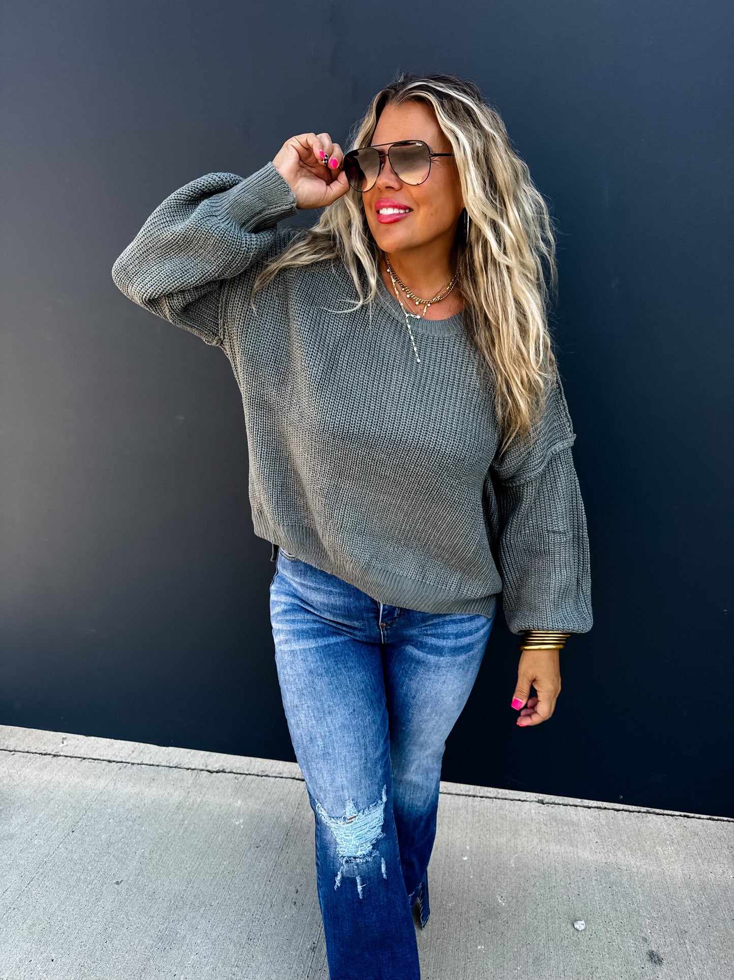 Blakeley Designs - Mara Sweater Knit Top