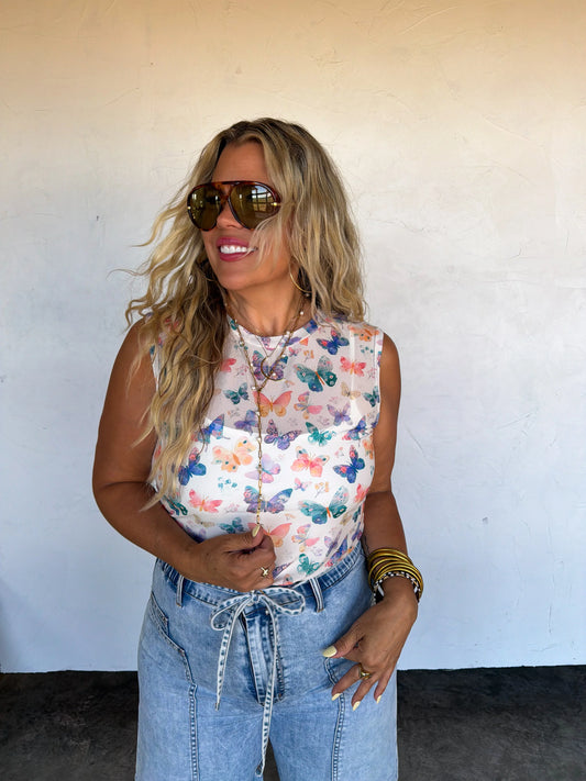 PREORDER - Summertime Mesh Tank