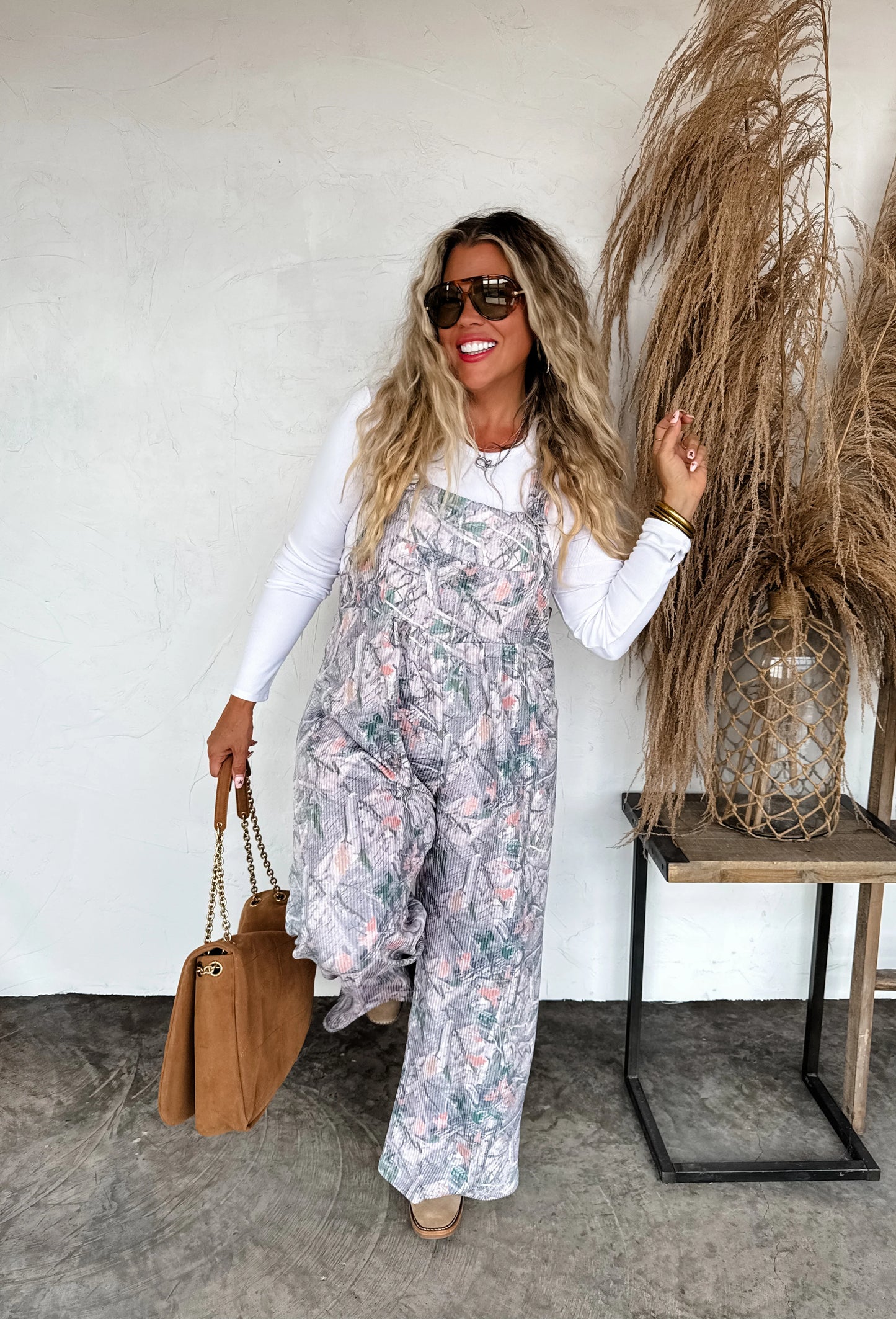 Fall Print Karli Overalls