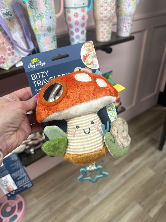 Itzy Ritzy Bitzy Traveler- Mushroom