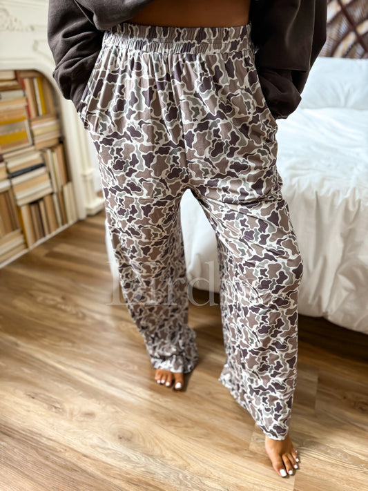 PREORDER - Birdie Duck Camo Stretchy Lounge Pants