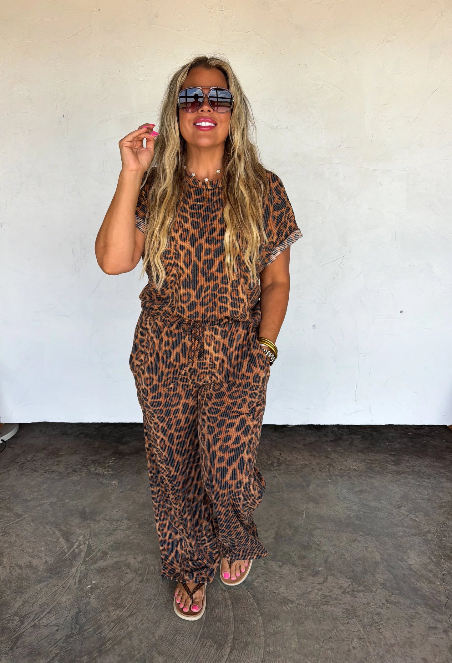 PREORDER - Cheetah Kelsey Pant Sets