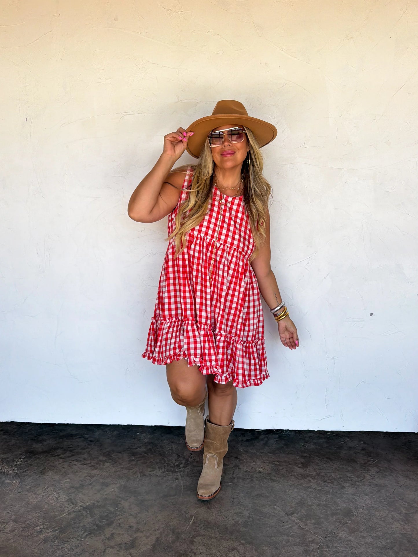 PREORDER - Harvest & Gingham Dress