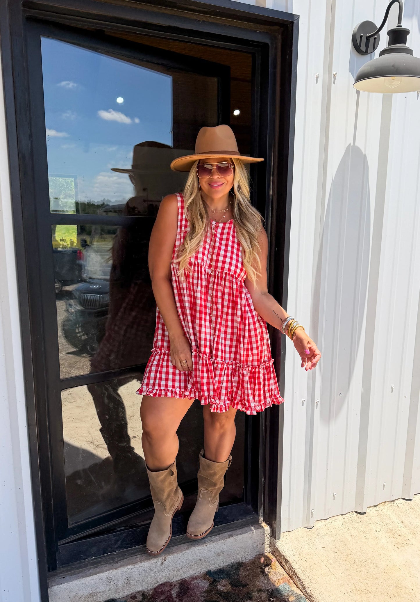 PREORDER - Harvest & Gingham Dress