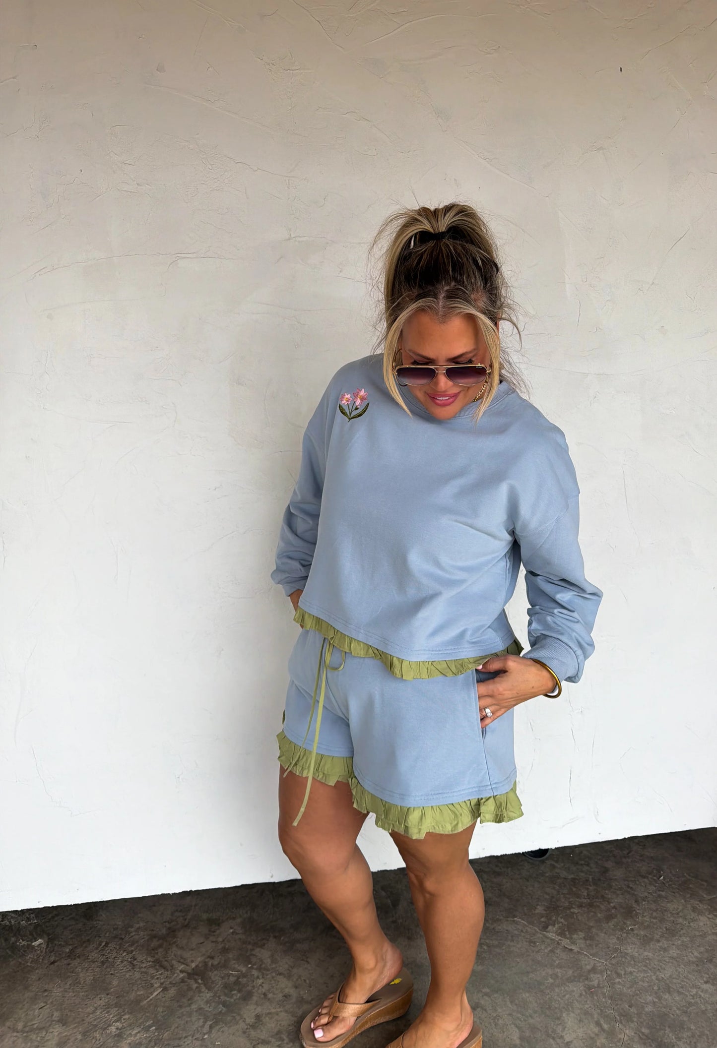 PREORDER - Spring Flower Short Set