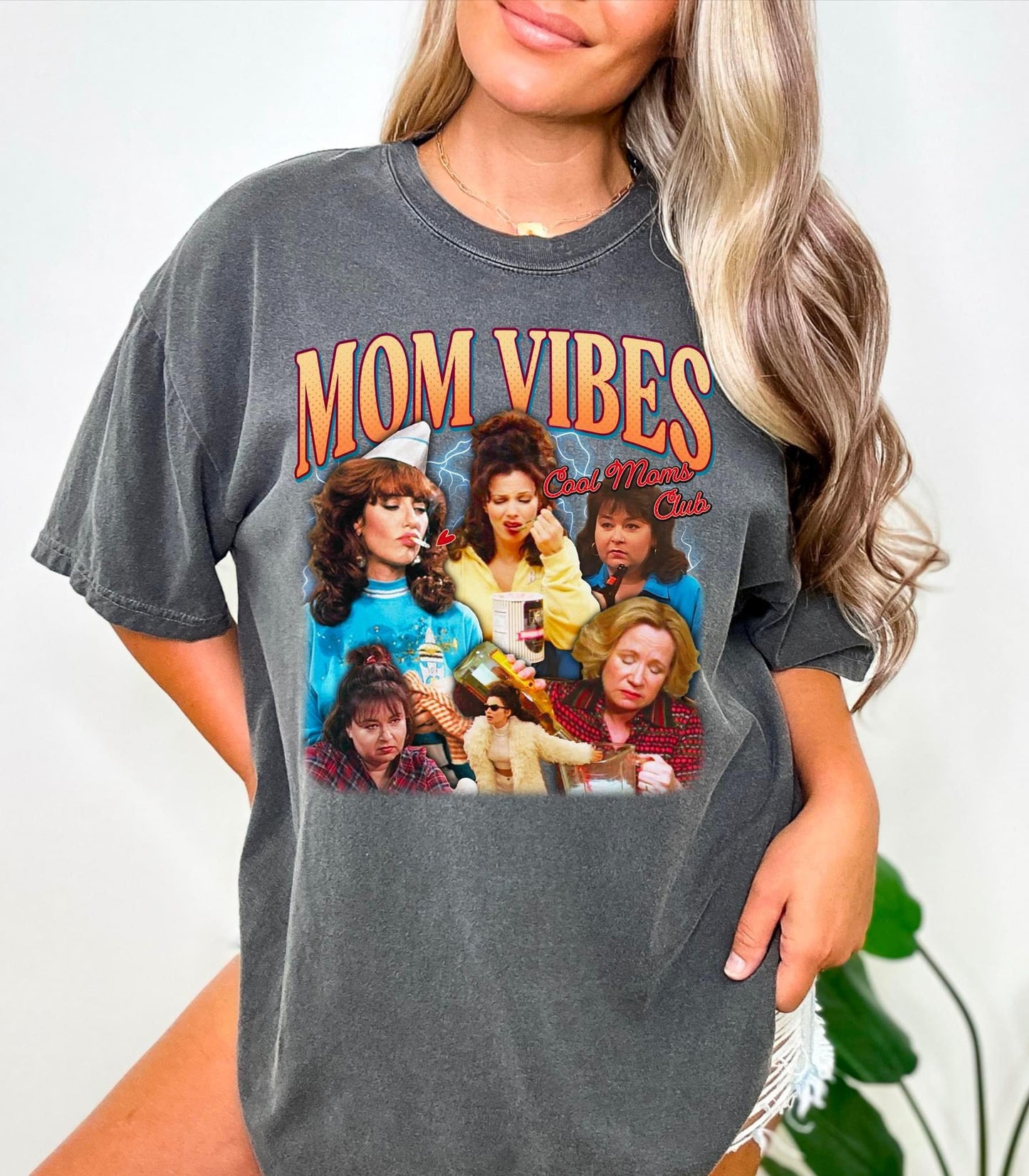 Mom Vibes Comfort Colors Graphic Tee