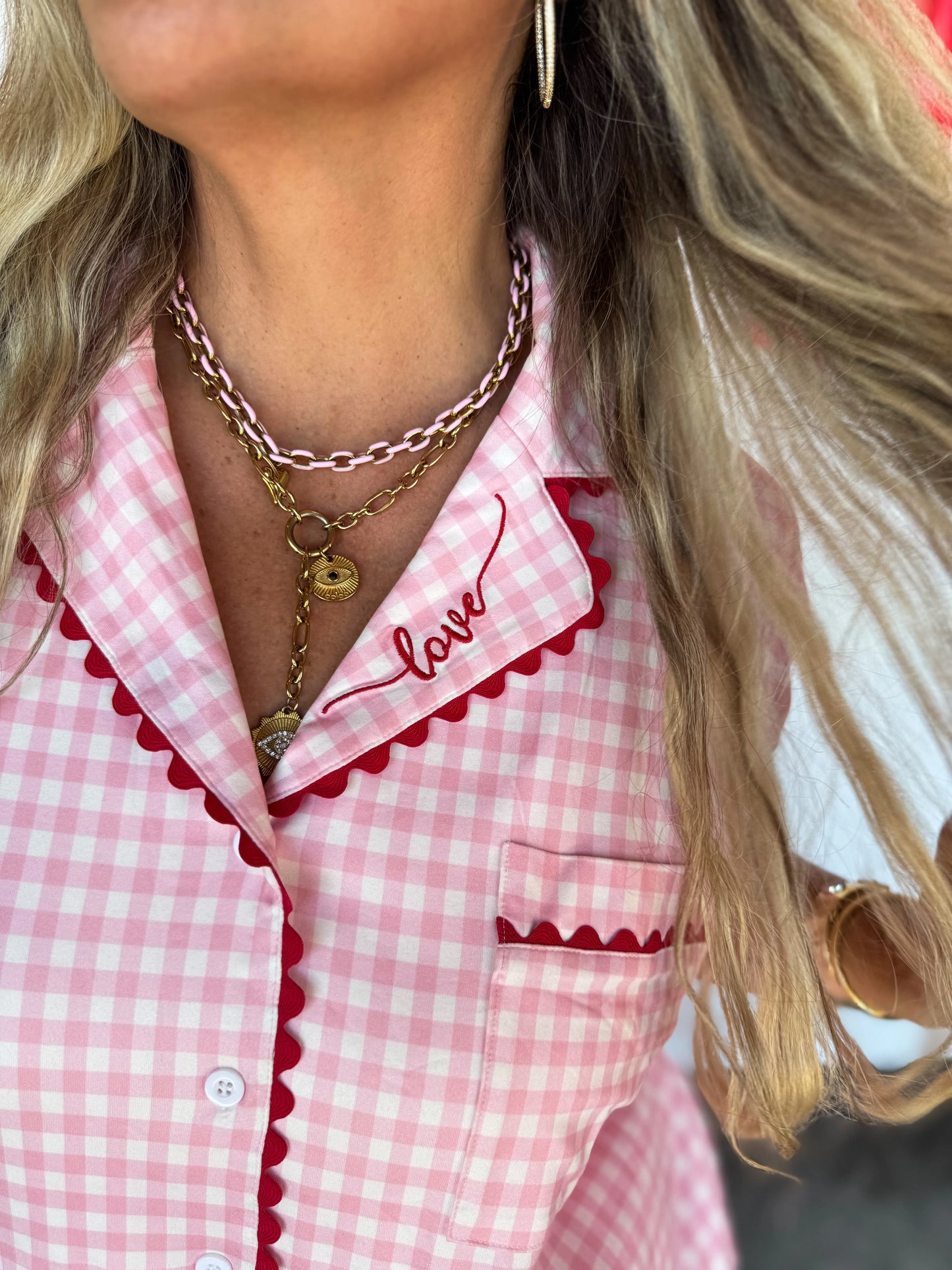 PREORDER - Gingham Love Luxe PJ Set