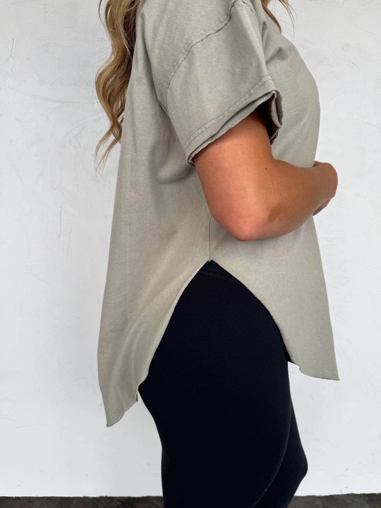 Joey Washed Cotton Boyfriend Tee