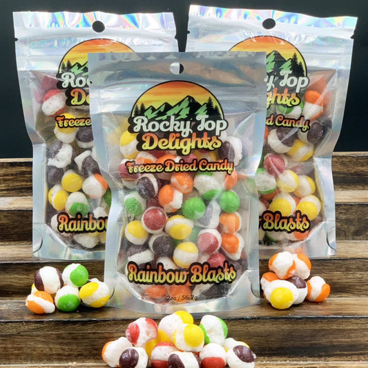 Rainbow Blasts- Freeze Dried Candy 3oz Bag