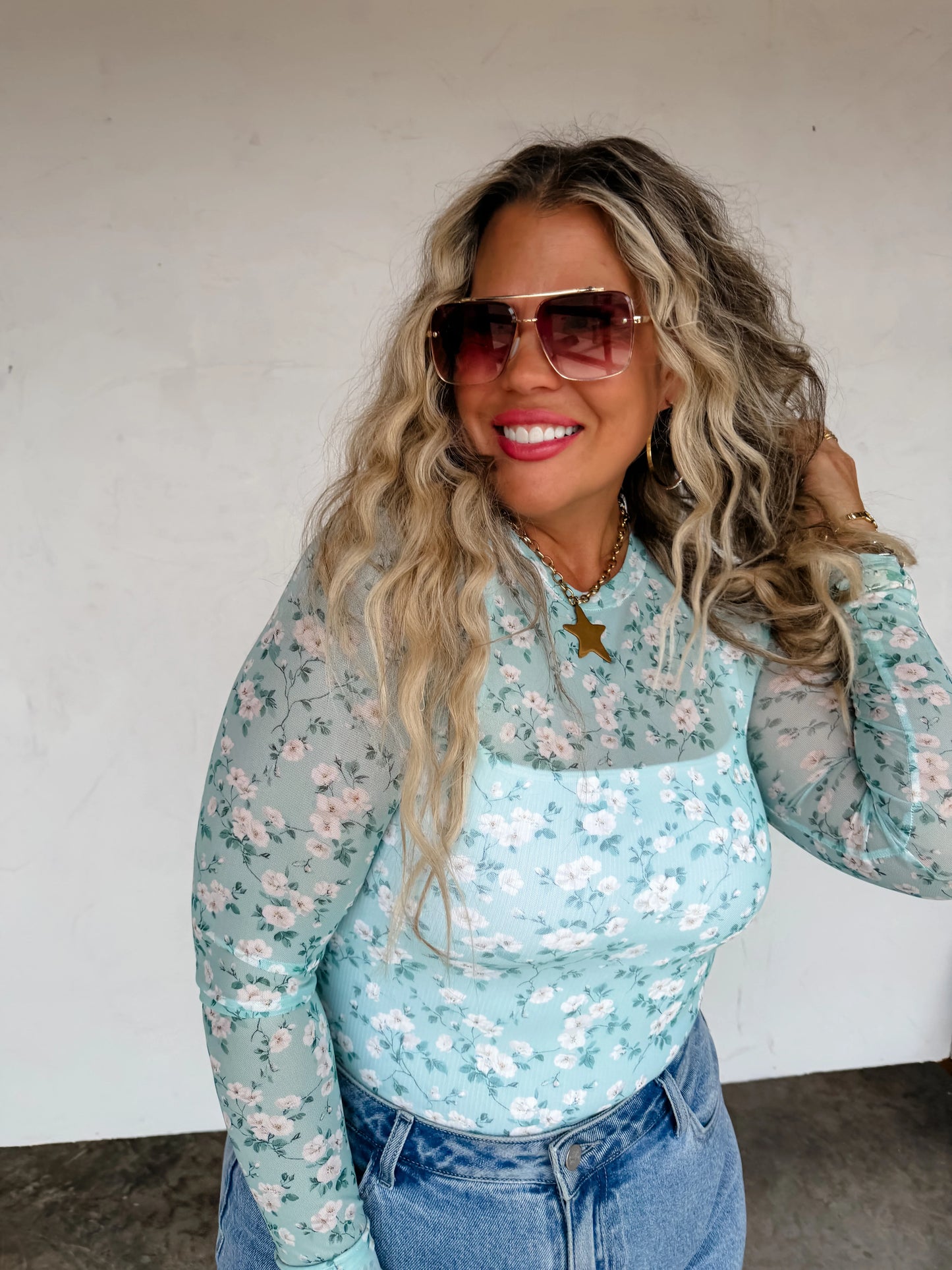 PREORDER - Spring Dress It Up Mesh Tops