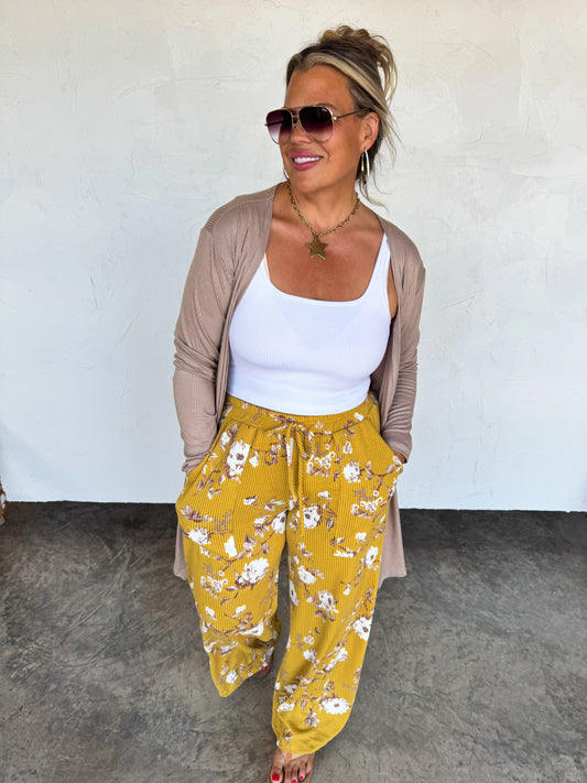 PREORDER - Fall Sierra Ribbed Cardigan