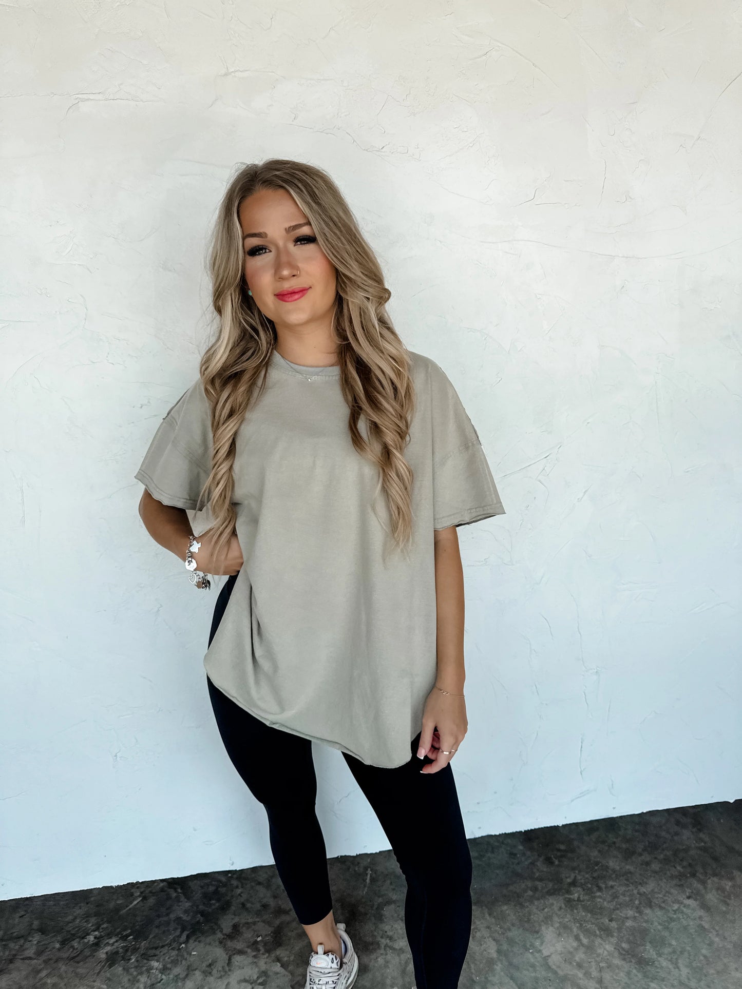 Joey Washed Cotton Boyfriend Tee