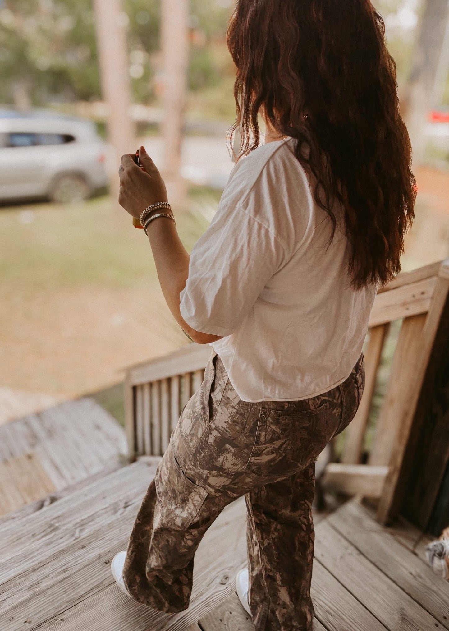 PREORDER - Walk This Way Camo Denim