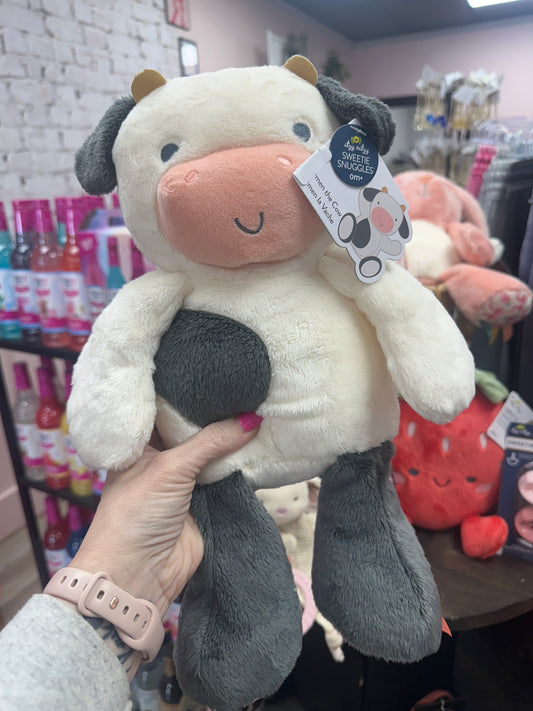 Itzy Ritzy Sweetie Snuggles Plush - Cow