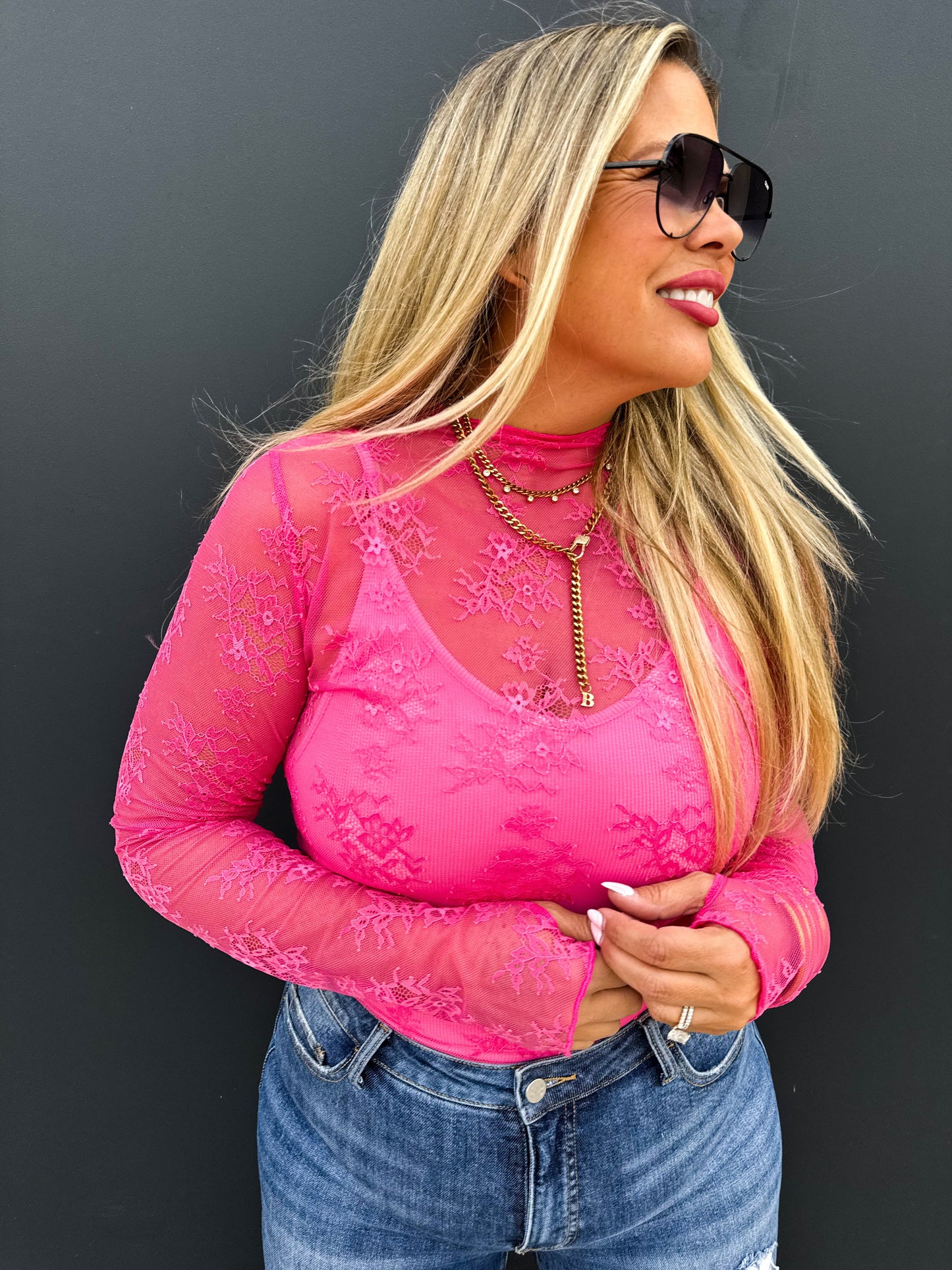 PREORDER - Valentine’s Roxy Lace Top