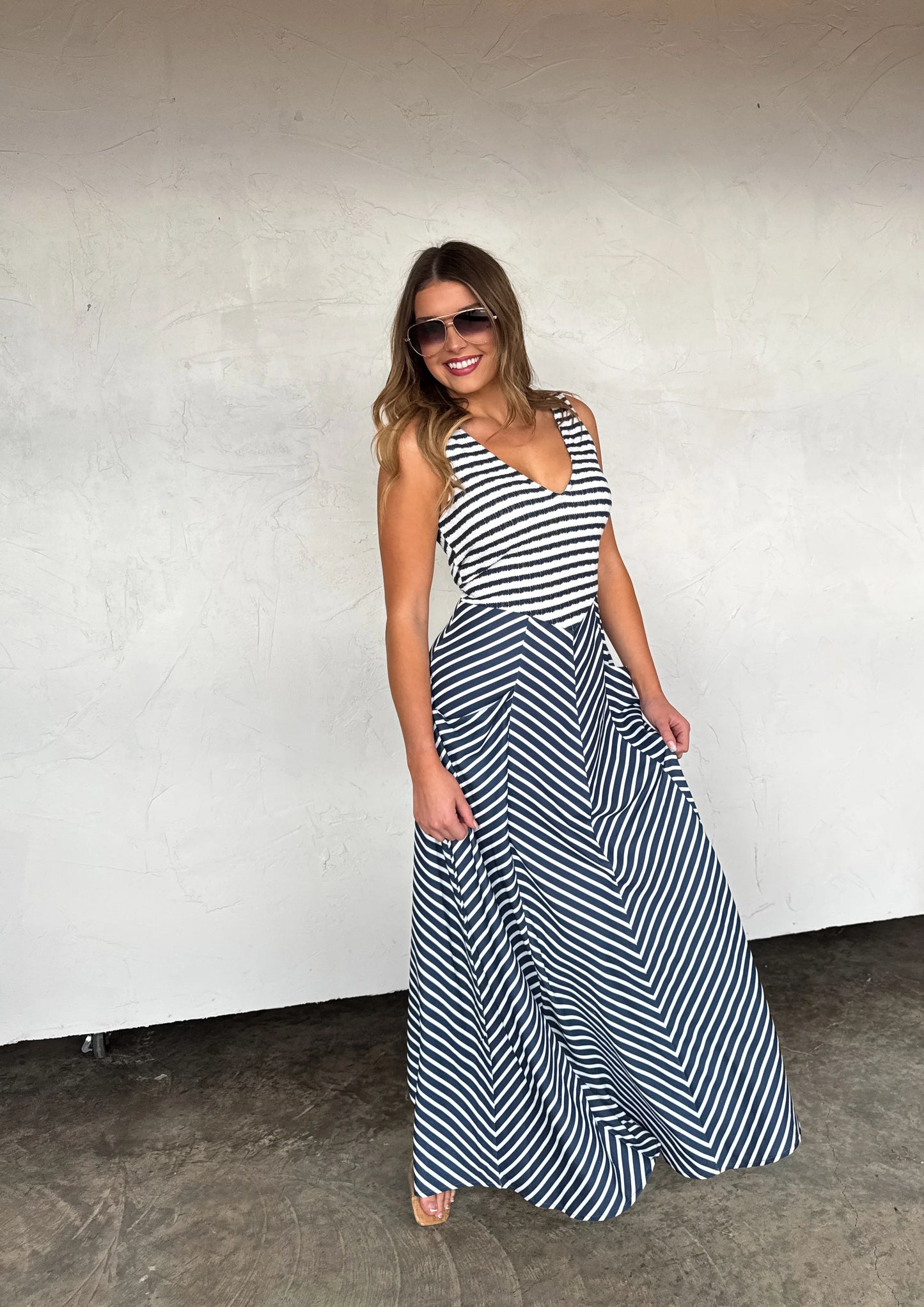 PREORDER - Spring Luciana Stripe Dress