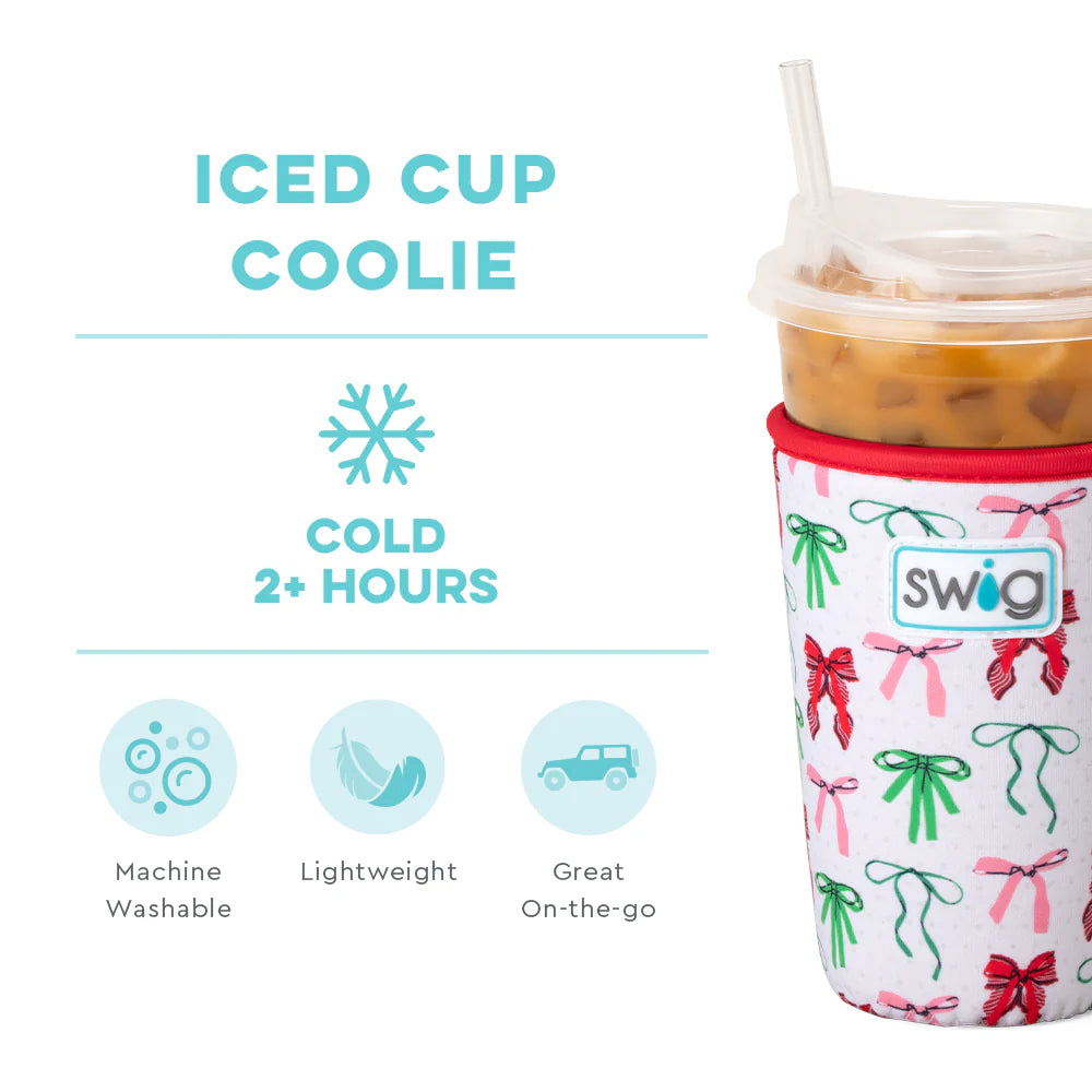 Swig Ribbons and Bows Iced Cup Coolie