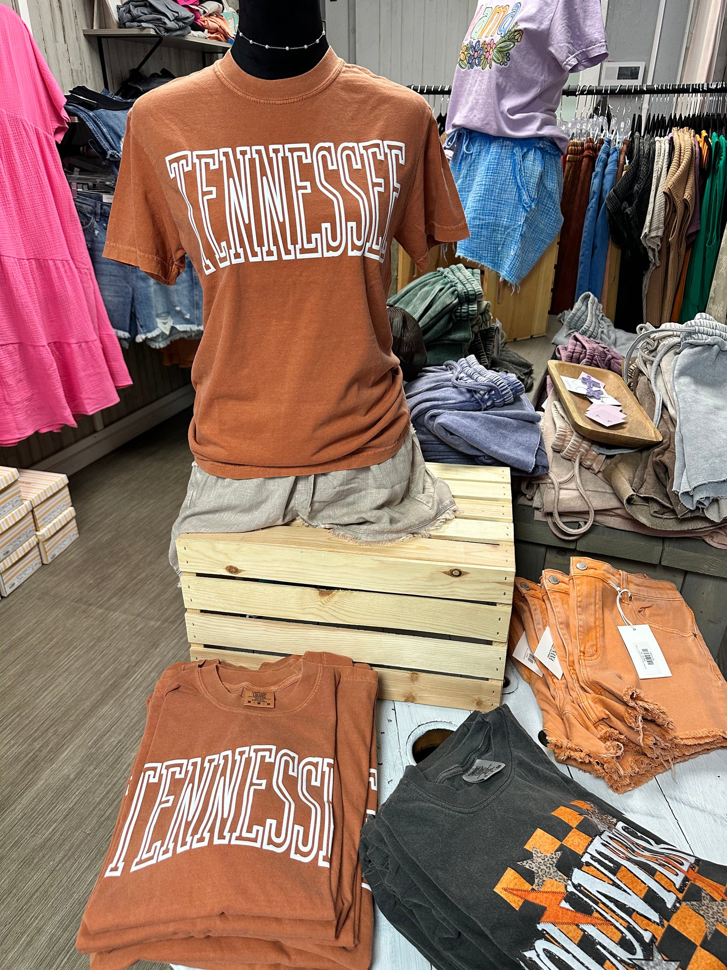 Varsity Tennessee Puff Comfort Colors