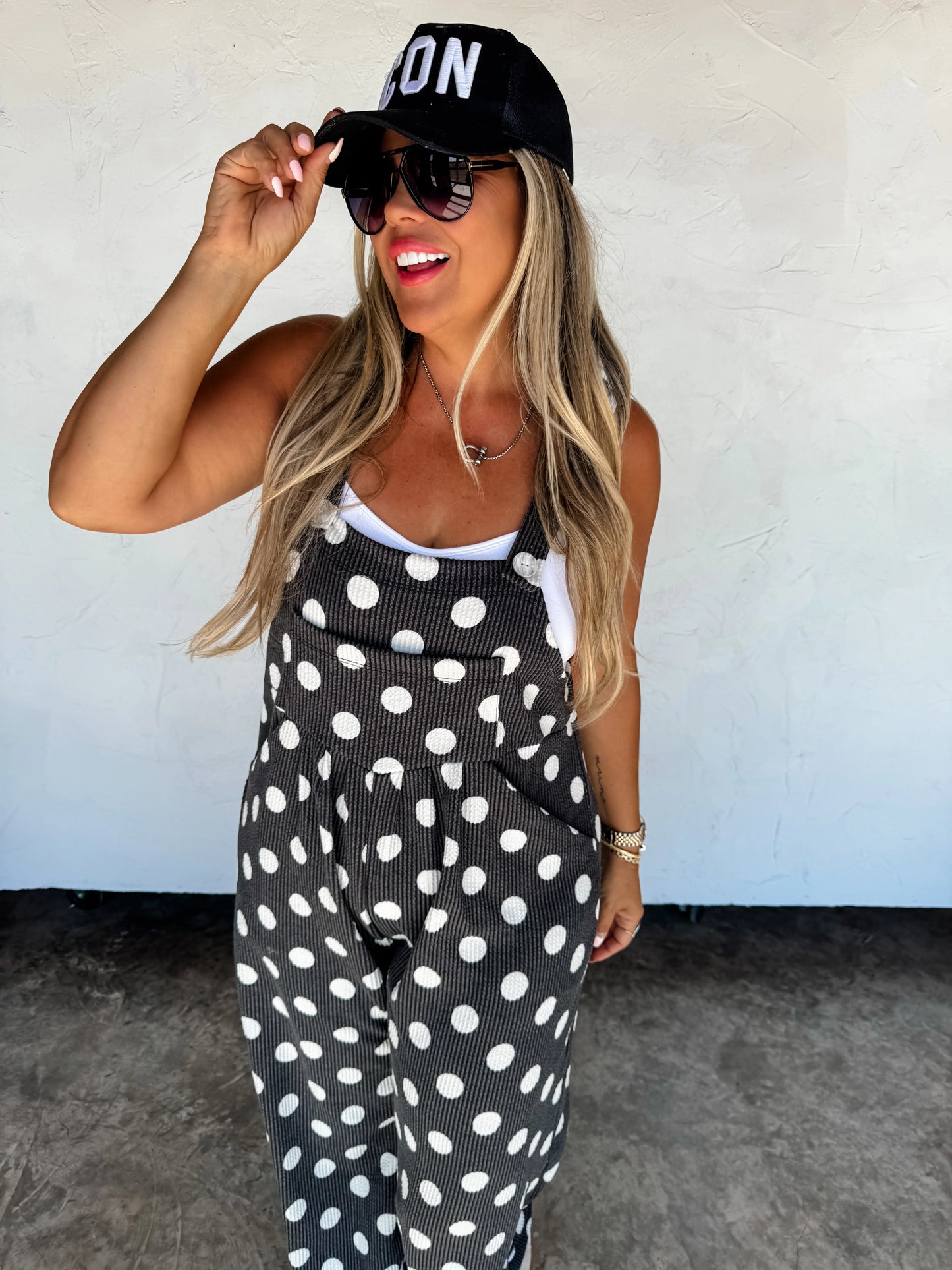 Polka Dot Karli Boho Overalls