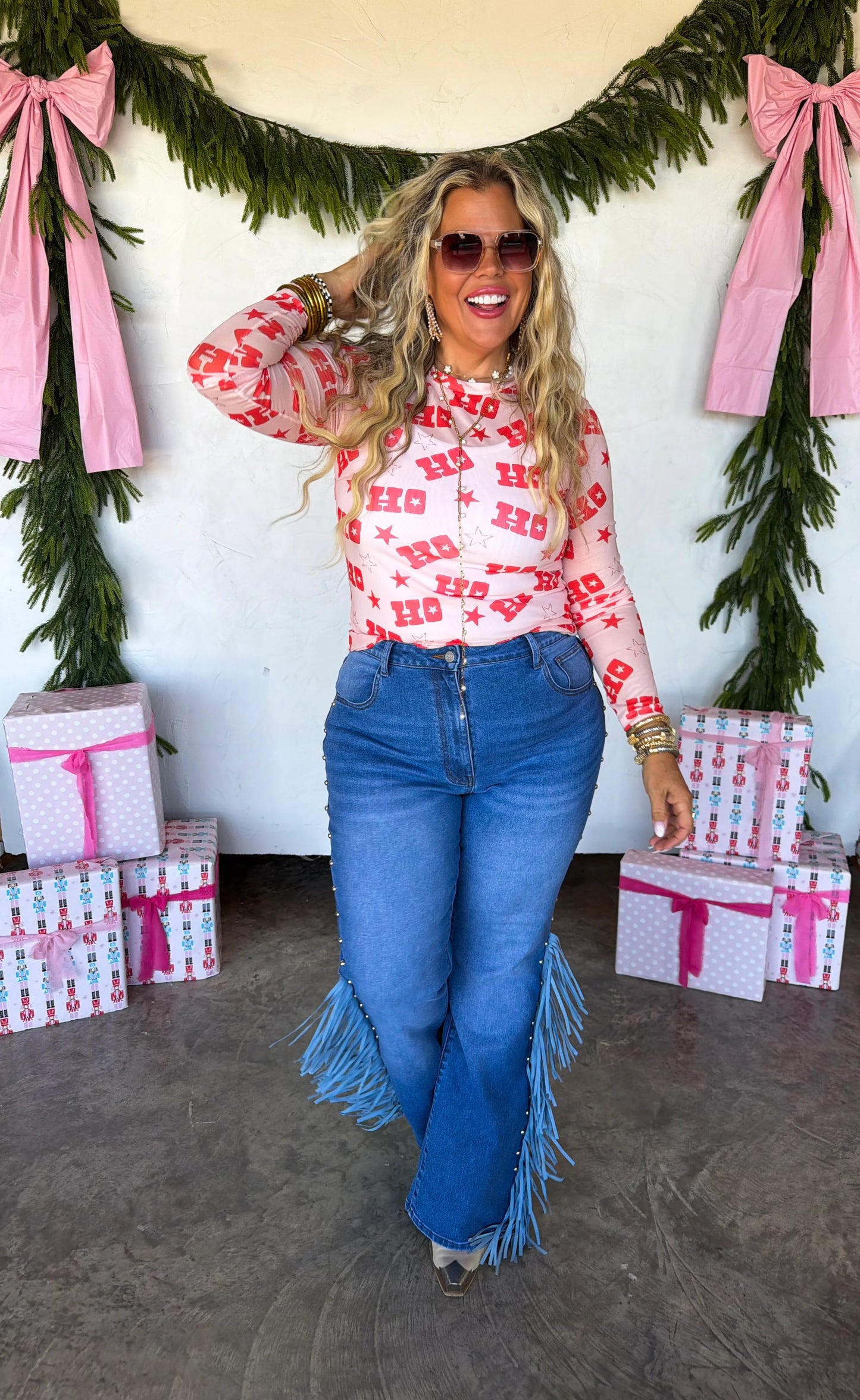 PREORDER - Merry Meshmas Tops