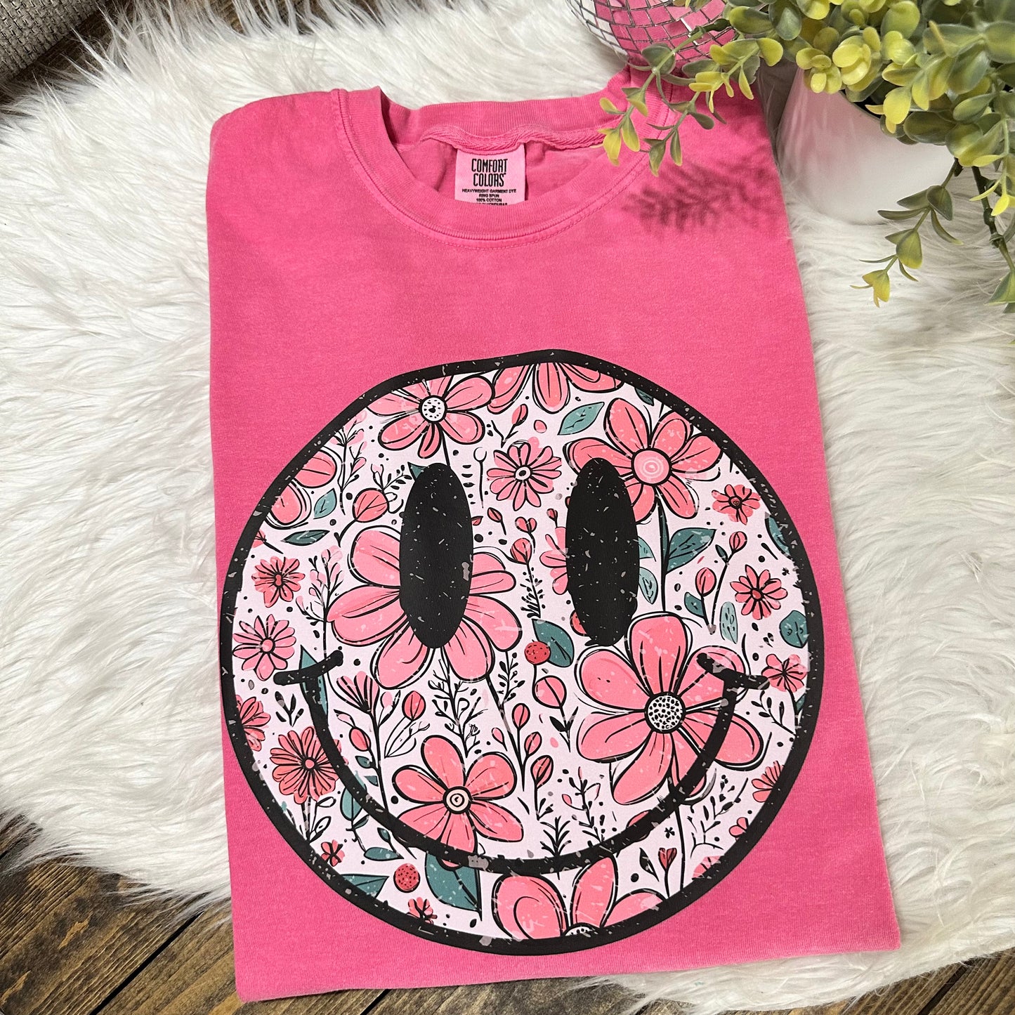 Happy Florals Graphic Tee