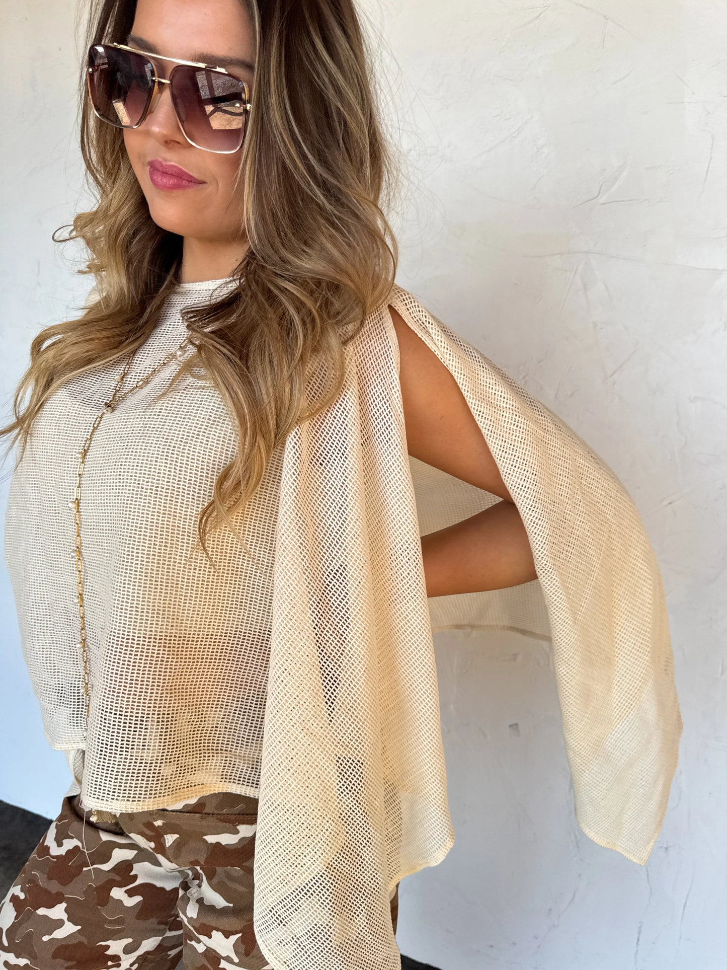 PREORDER - Romee Mesh Poncho