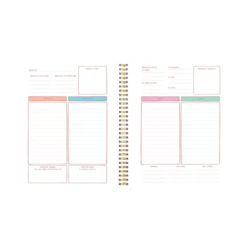 Undated Perpetual Planner - Goal Getter Life (Don't Ruin My Vibe) Small