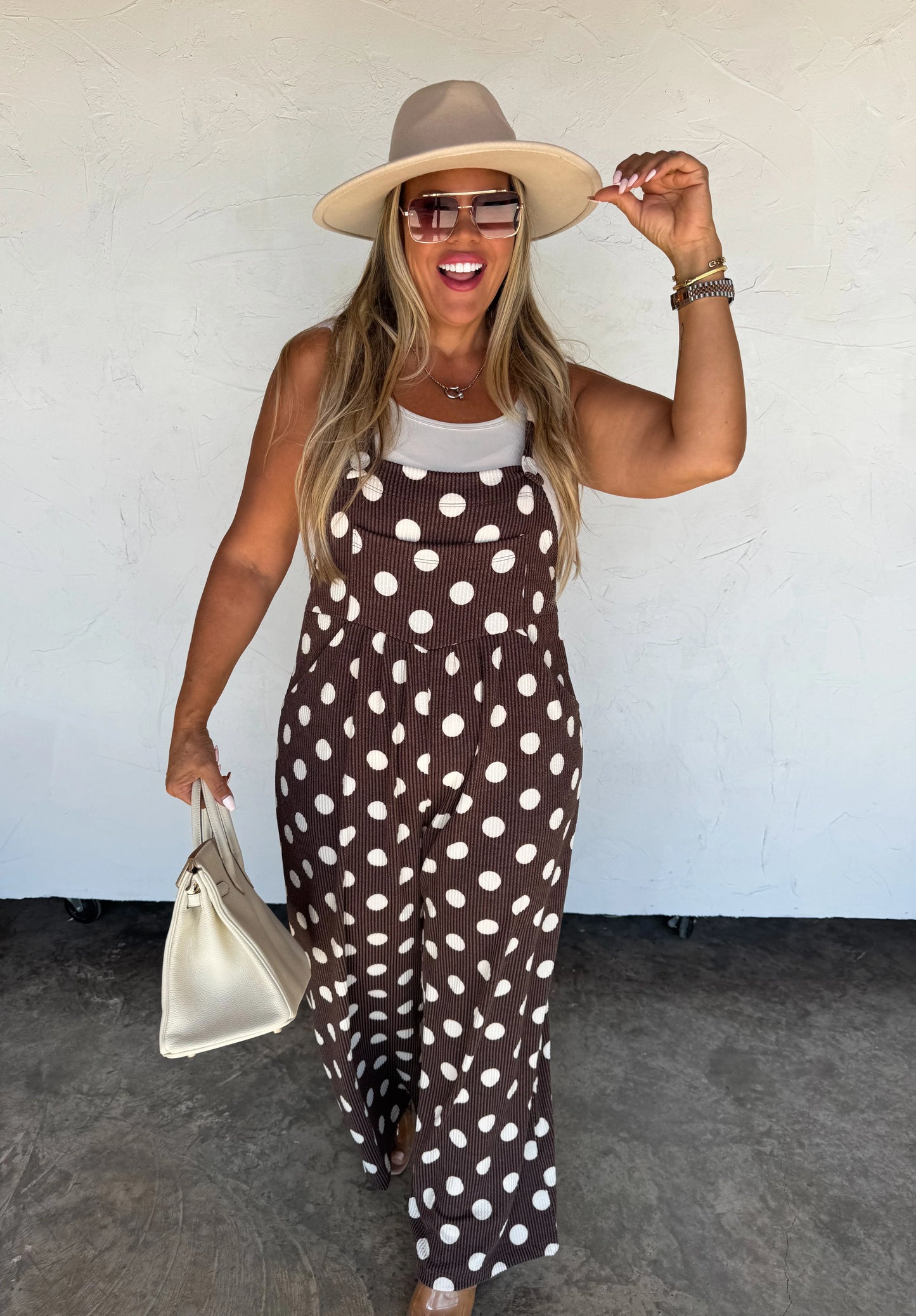 Polka Dot Karli Boho Overalls