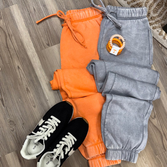 Acid Wash Fleece Joggers