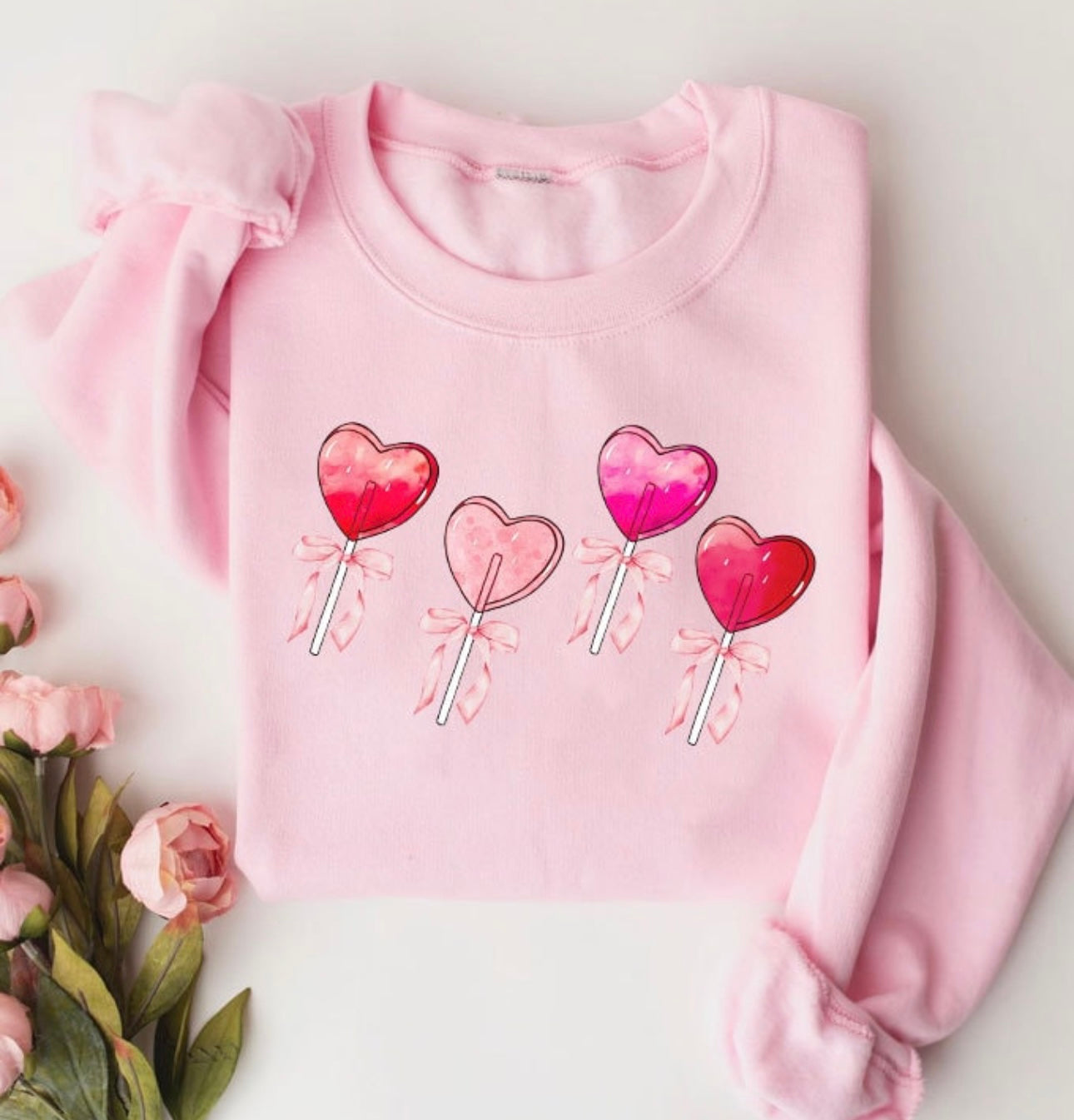 Candy Heart Lollipop Sweatshirt