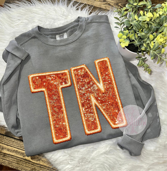 Faux Sequin TN Comfort Colors Graphic Tee/Sweatshirt