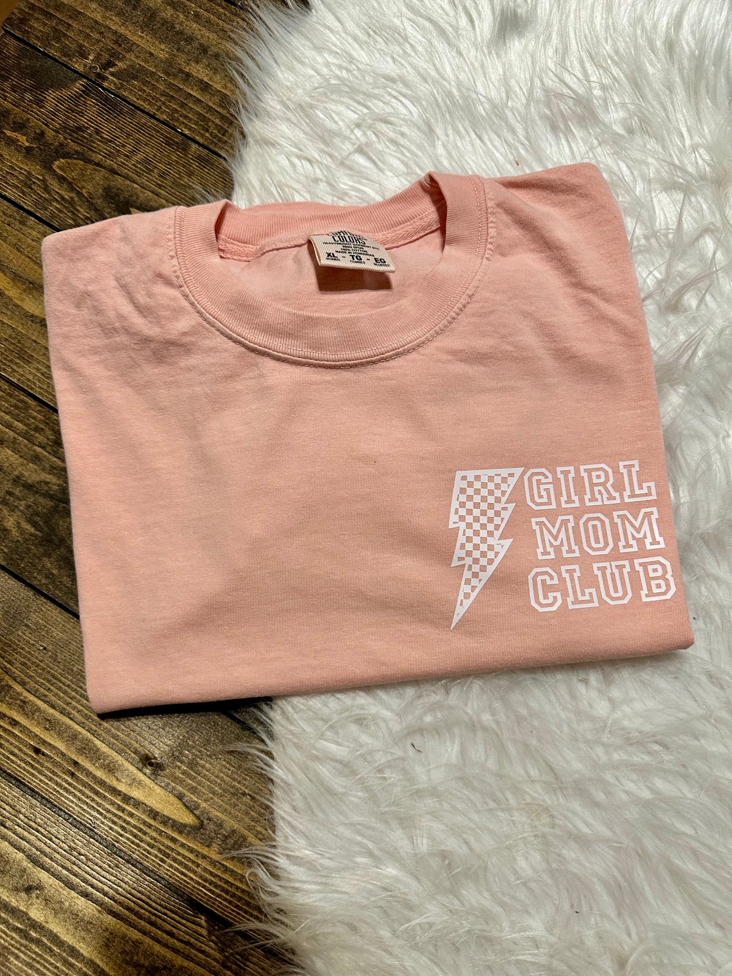 Girl Mom Club Comfort Colors Graphic Tee