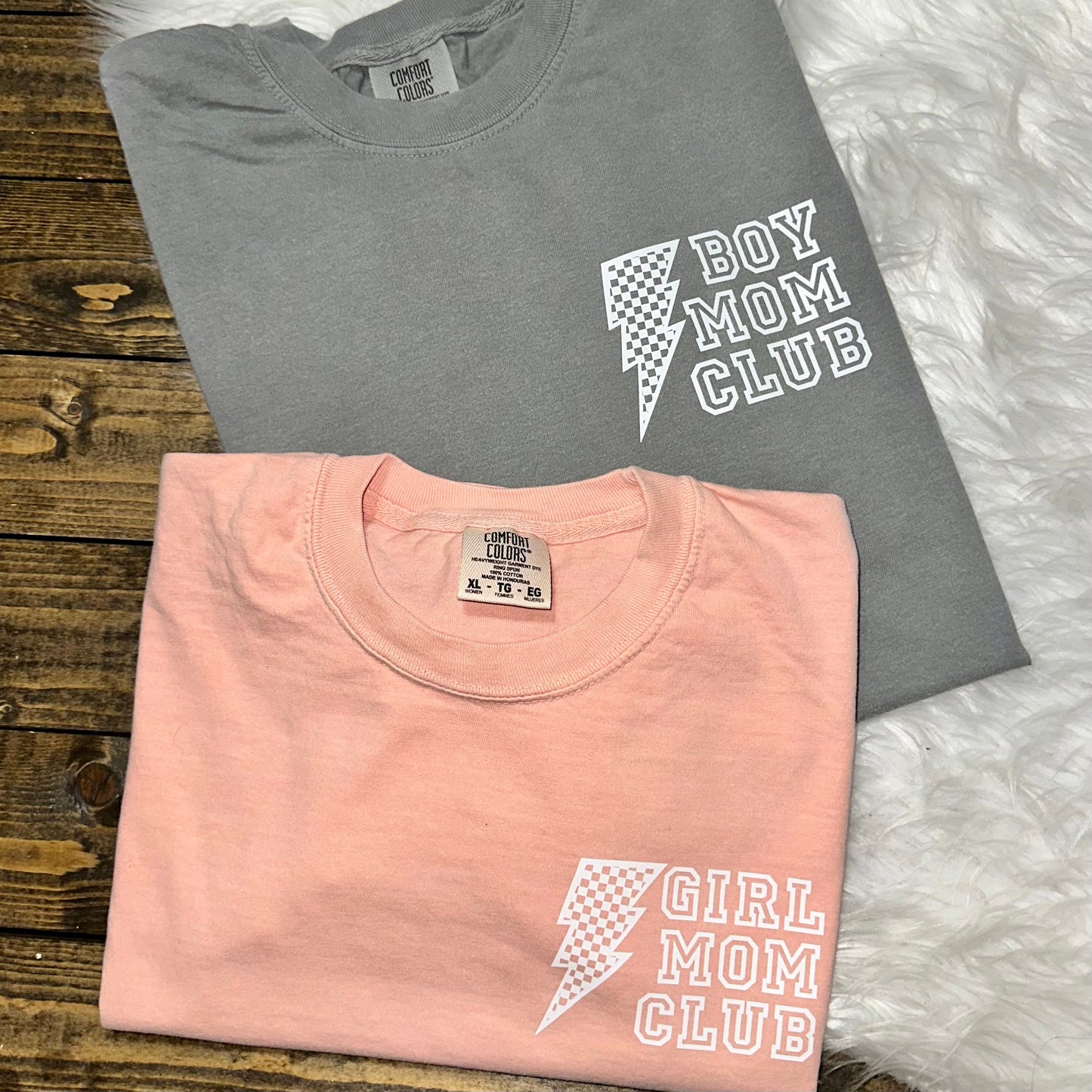 Girl Mom Club Comfort Colors Graphic Tee