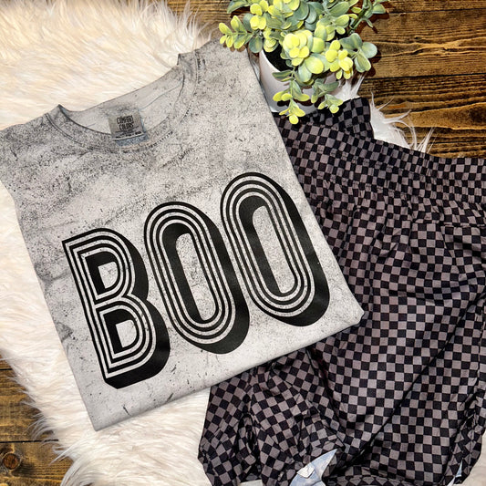 Boo Colorblast Comfort Colors Graphic Tee