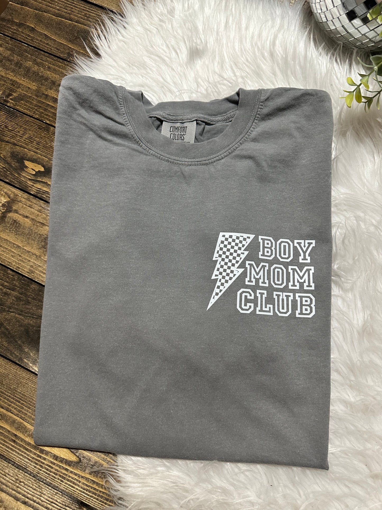 Boy Mom Club Comfort Colors Graphic Tee