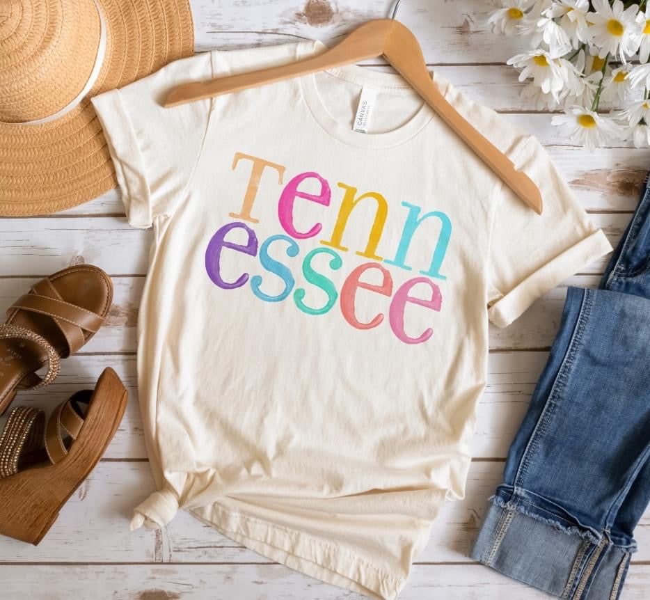 Watercolor Tennessee Graphic Tee