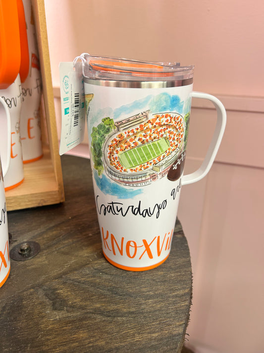 Swig Saturdays in Knoxville Travel Mug 22oz
