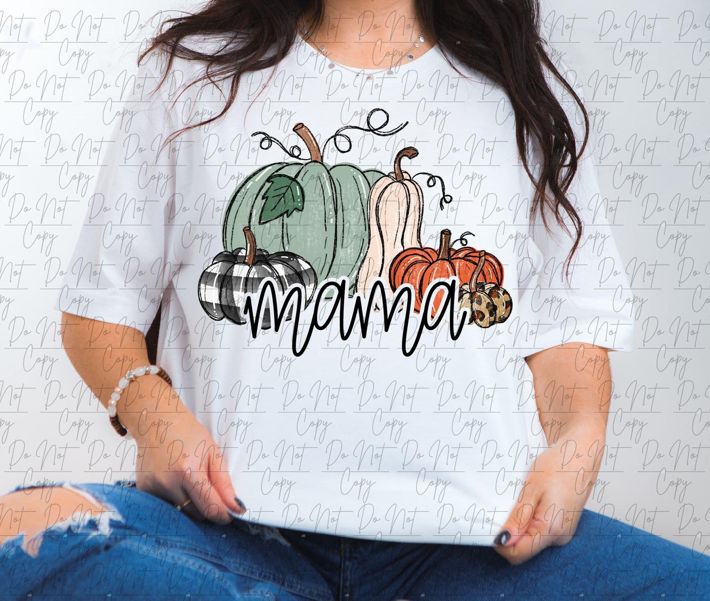 CUSTOM This Mama Loves Her Pumpkins Graphic Tee/Sweatshirt