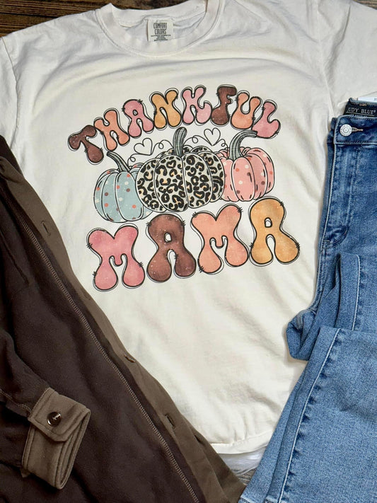 Thankful Mama Comfort Colors Graphic Tee