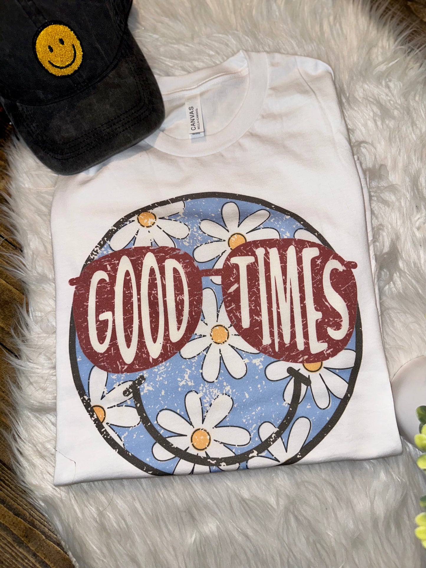 Good Times Smiley Graphic Tee