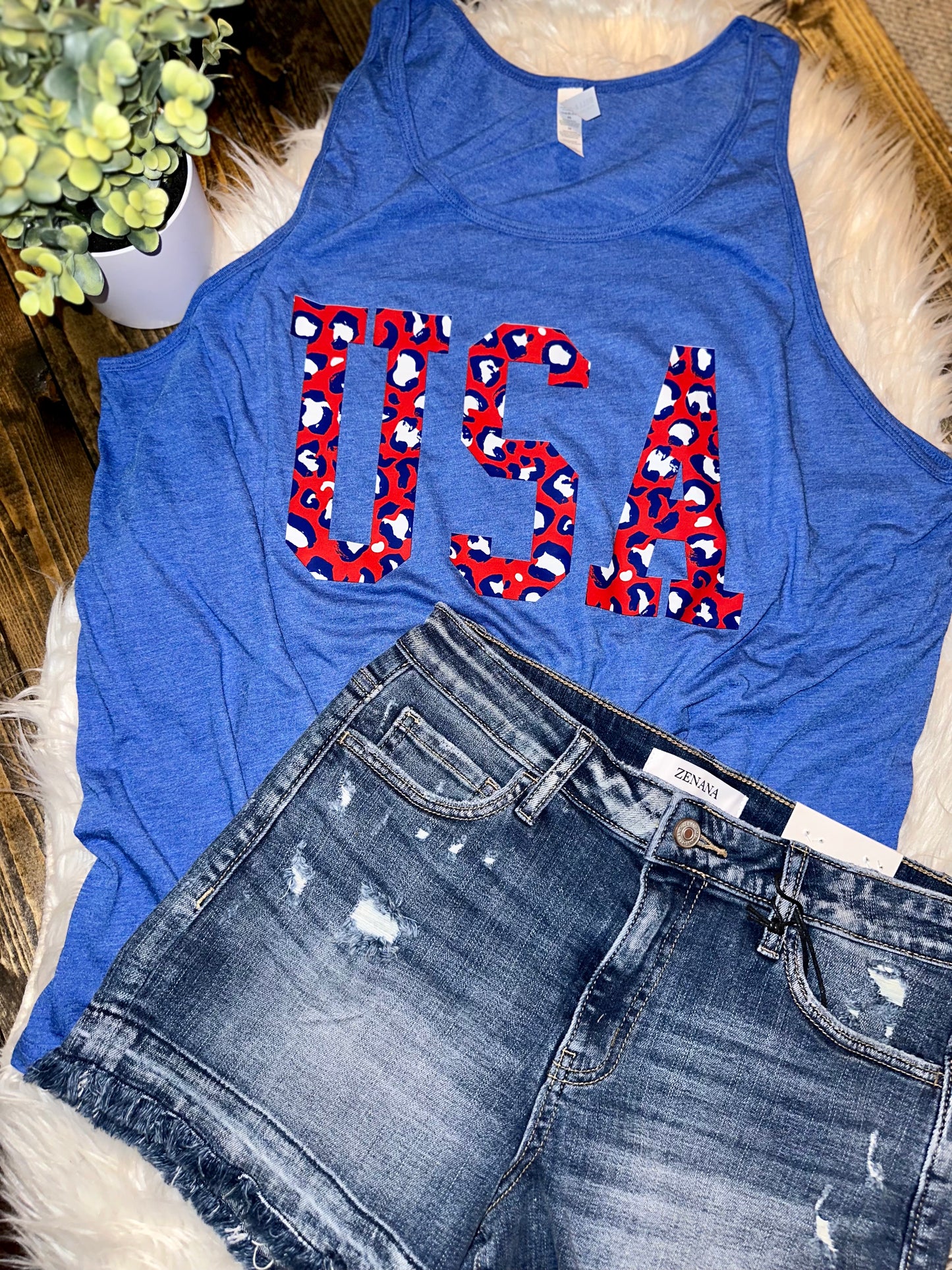 Leopard USA Tank/Tee