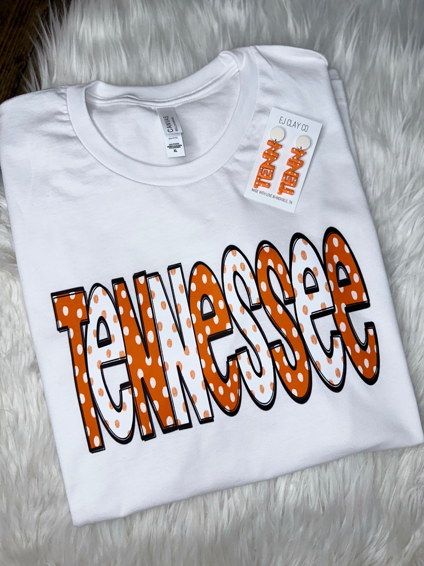 Tennessee Polka Dot Graphic Tee