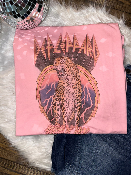 Def Leppard High N Dry Graphic Tee