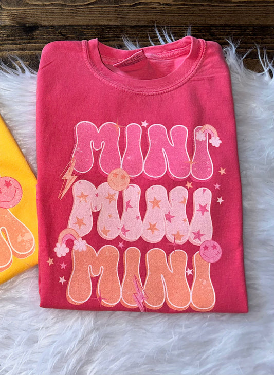 Mini Stacked Retro Youth Graphic Tee