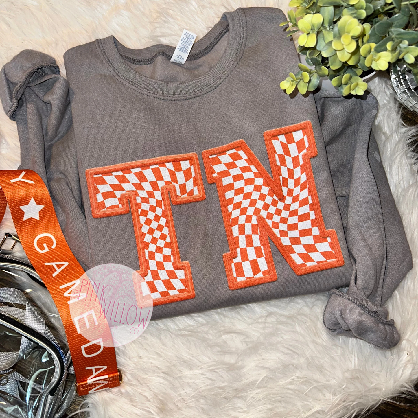 TN Checkered Graphic Sweatshirt